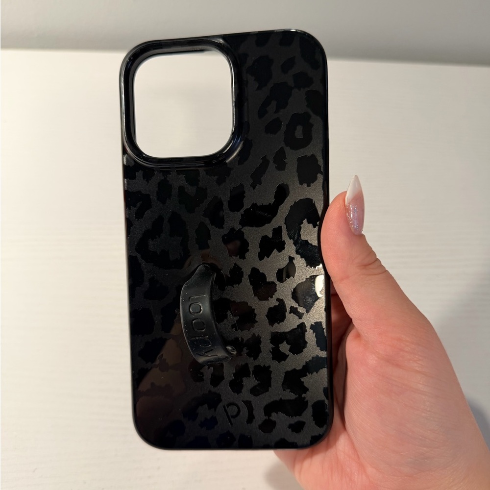 iPhone 14 Pro Max Loopy Case - Midnight Leopard